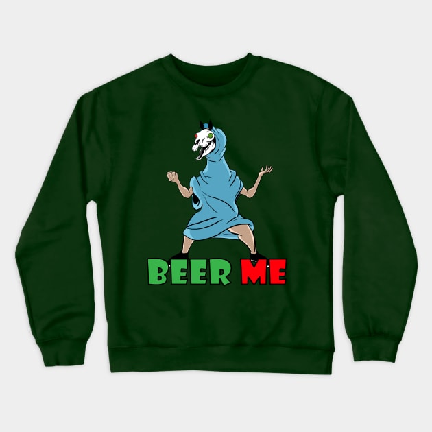 That Welsh Ghost Horse Christmas Rap Battle Thing Crewneck Sweatshirt by erikburnham